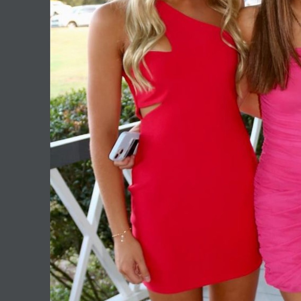 Amanda Uprichard Mckay Red Dress